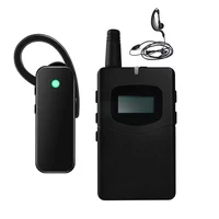 

Wireless whisper radio tour guide transmitter and receiver