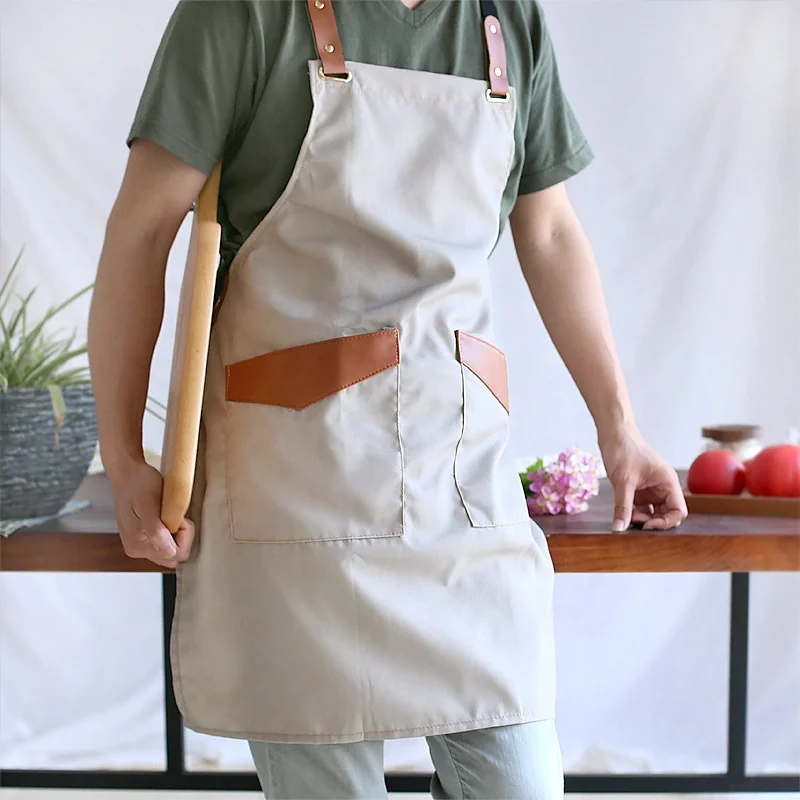 

Customized Logo Kitchen Bbq Grill Restaurant Cooking Unisex Cotton Apron, Choose or customize
