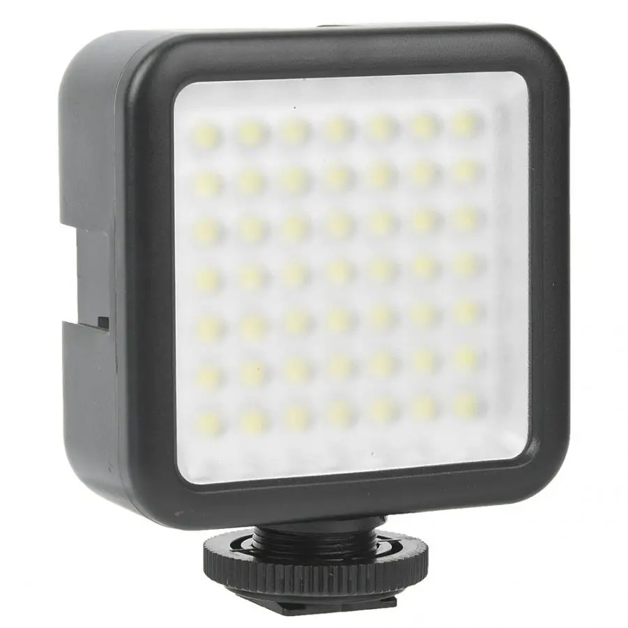 

XUEREN HS-10 W49 LED Light Video Lamp For Camera Canon Nikon Pentax DSLR, Black