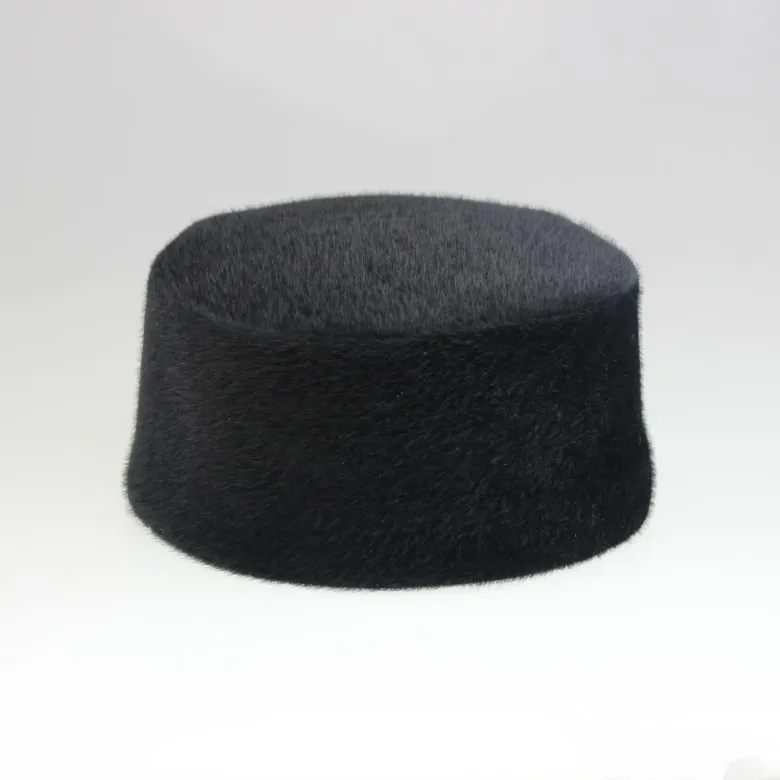 

Black winter cap if muslim men mattered wool cap of islamic men