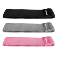 

Fabric Resistance Bands workout exercise bands no slip Custom Cotton Booty bands