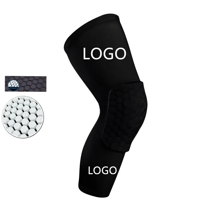 Hot sell Amazon Honeycomb knee support Compression knee sleeve and arm sleeve pads knee