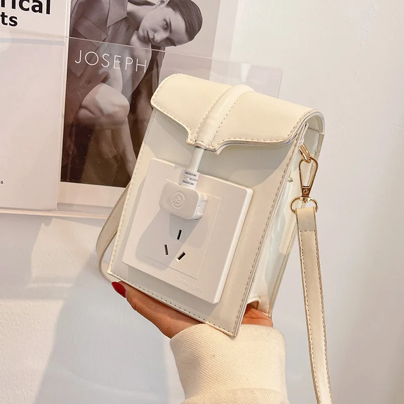 

Good Quality Creative Custom Messenger Bag Caution Purse Leather Messenger Crossbody Bag Messenger Bags Crossbody Women, Picture shows