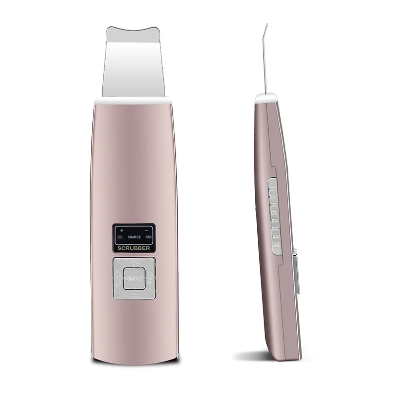 

Fearless blackheads infestation pore clarifying ultrasonic ion head eradicator, White pink