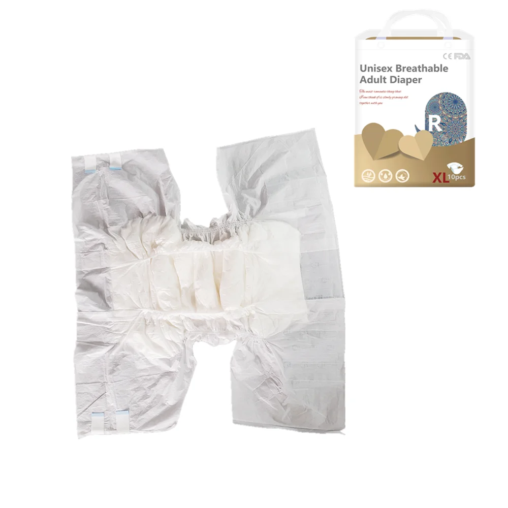 

Disposable Adult Diapers Cothlike Nonwoven Adult Diaper Manufacturer For Hospital