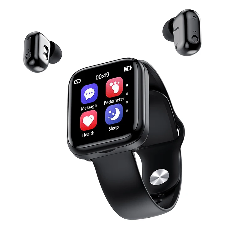 

X5 Pro Smart Watch 2 in 1 Smartwatch and Earbuds With TWS Earphones Wireless