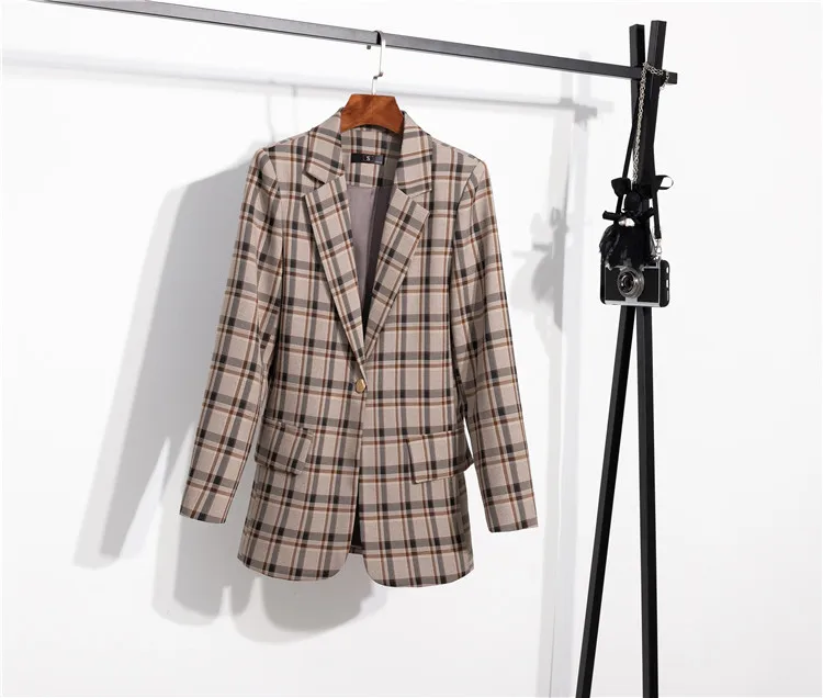 

Custom Autumn stylish long sleeve blazers ladies suits women