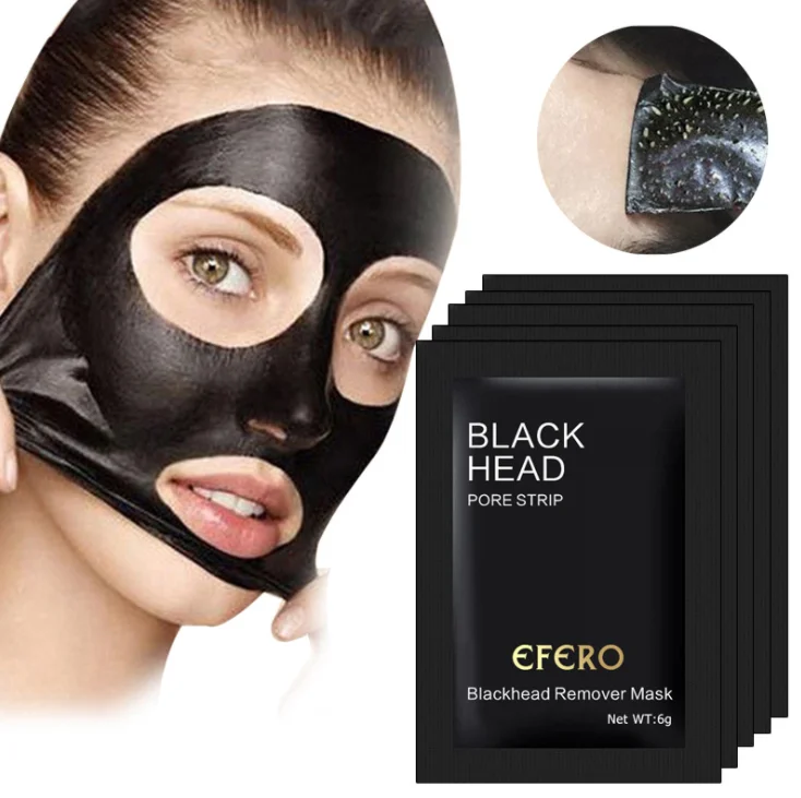 

Wholesale Blackhead Face Mask Pore Cleanser Black Mask Face Care Black Head Removal Nose Mask, White, blue, gold, black etc