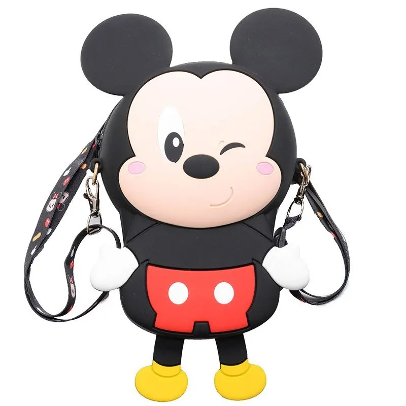 

New Cartoon Children's Mini Shoulder Purse Bag For Baby Grils Cute Mickey Minnie Mouse Donald Duck Small Crossbody Wallet