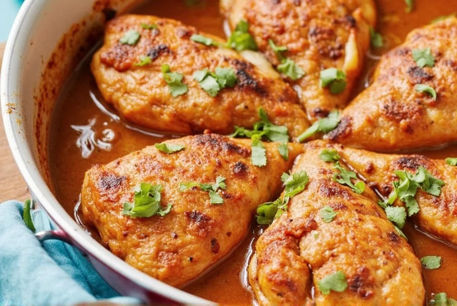 Chicken marinating in sazon goya spice mixture