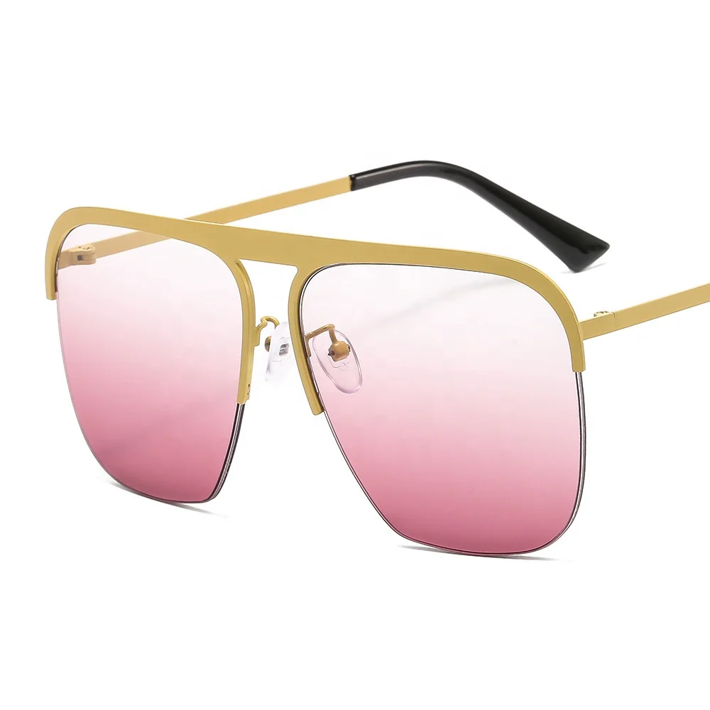 

Hot selling retro Pink black gold colourful uv400 cat.3 custom sun glasses INS fashion women sunglasses newest 2020, Mix color or custom colors