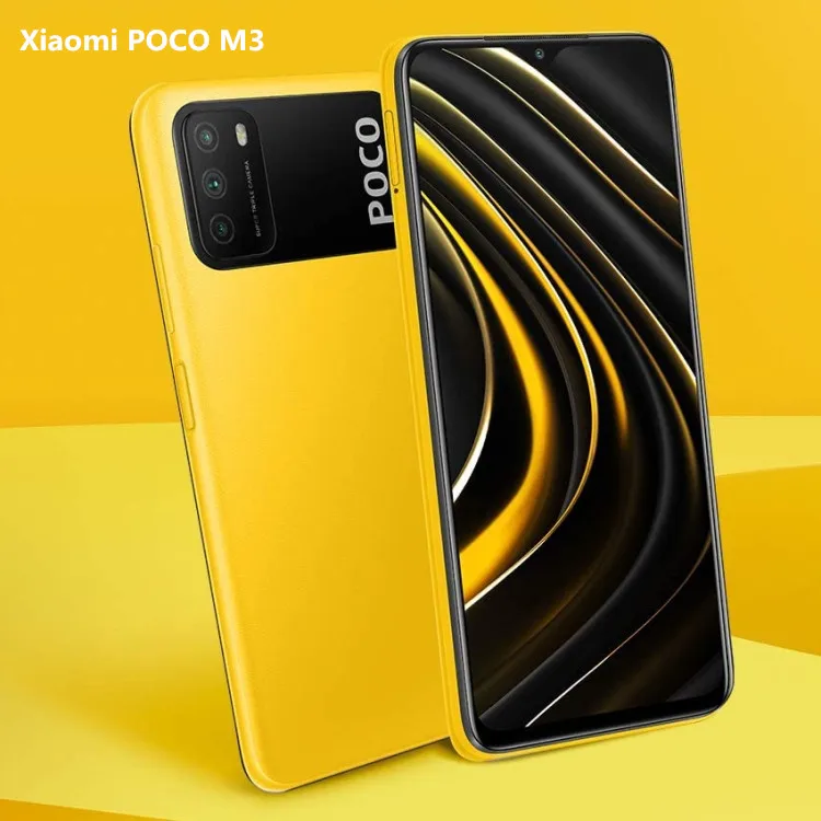 

Droshipping Xiaomi POCO M3 Celulares EU Global Version Smartphone 4GB+64GB 6.53 inch Android 10.0 Telefono mi mobile phone