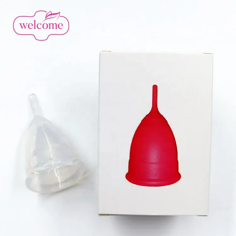 

Reusable Period Cups Premium Design with Soft Flexible Menstrual Cup Steam Sterlizer Menstrual Cup 100% Medical Silicone