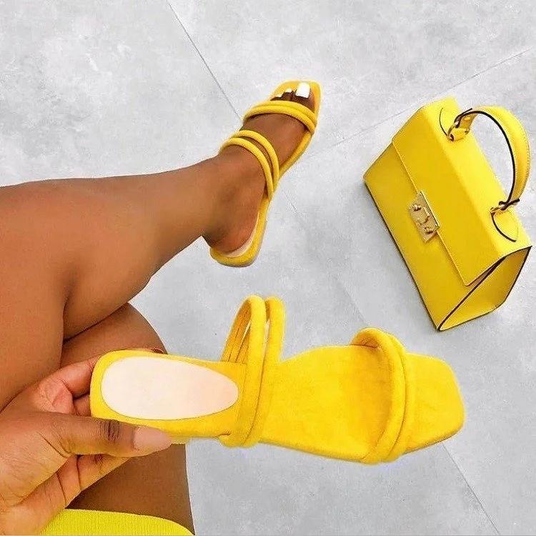 

China factory big size flat heel sandals wholesale ladies shoes women heels, Picture