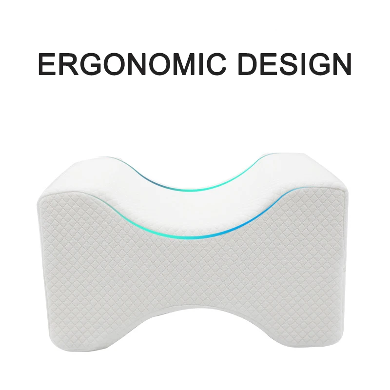 Ergonomic Heart Shape Leg Pillow Memory Foam Orthopedic Knee Pillow