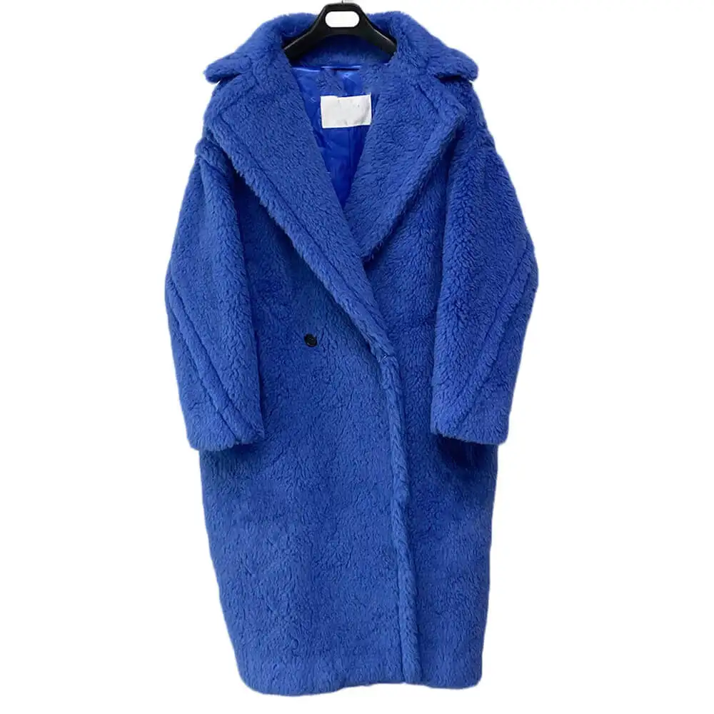 Teddy Bear Coat 2020 Plus Size Real Sheep Shearling Winter Jacket