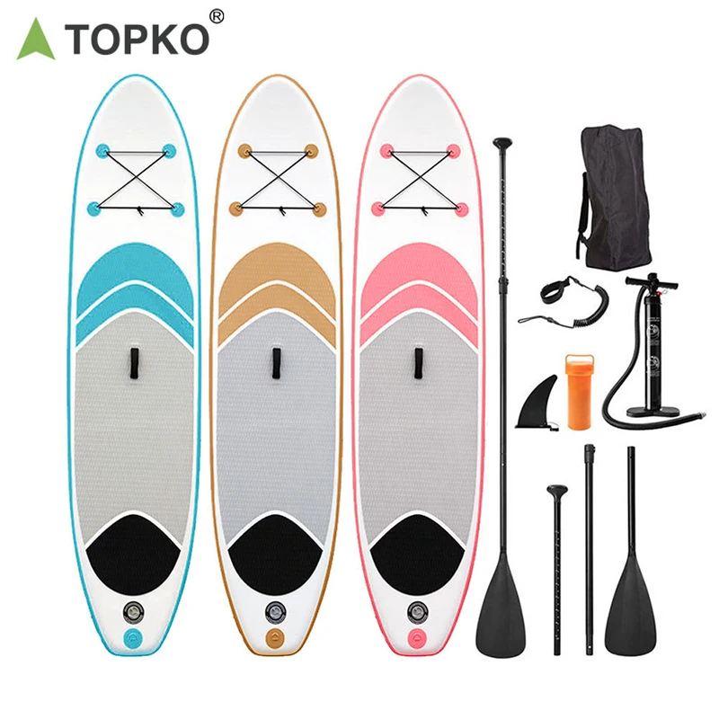 

TOPKO inflatable paddle sup boards inflatable paddle water sup paddle inflatable, Customized color