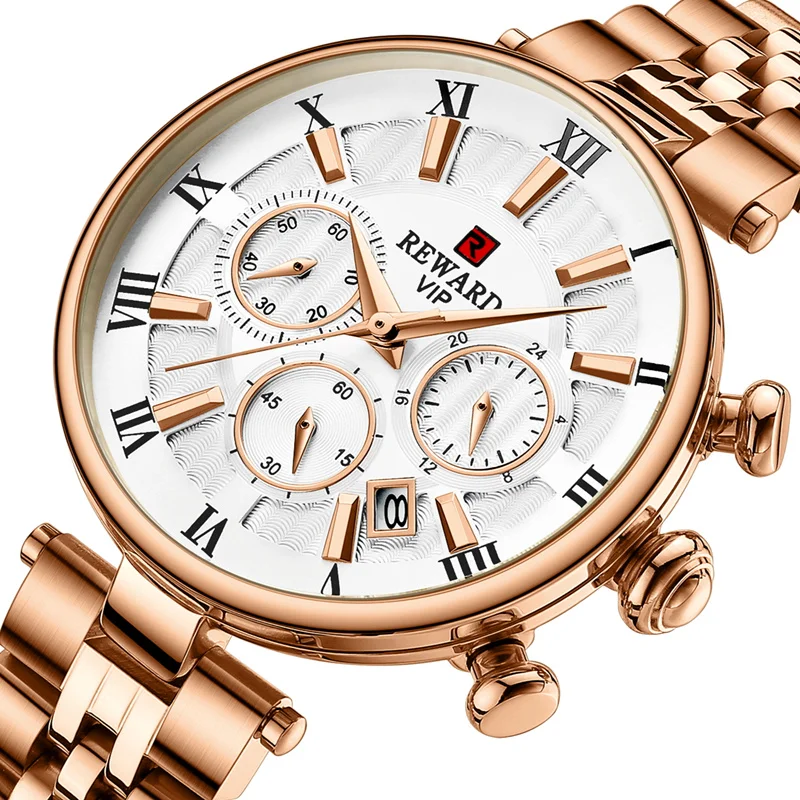

Reward Hot Trend Stainless Steel Hand Watches Women Wrist Custom Logo Luxury Brand Ladies Quartz Watch Reloj Para Mujer