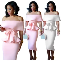 

YC00001 Wholesale High Quality Fashion Party Winter Women's Dresses Two PC Sets