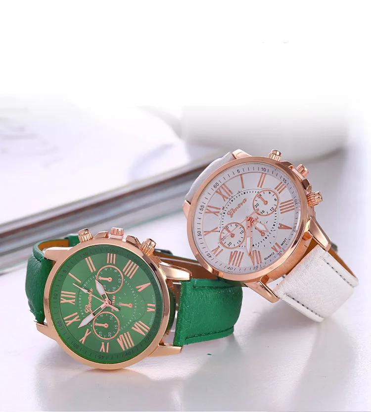 

Multi colors UK watch fashion jewelry leather wrist luxury watches women, As pic