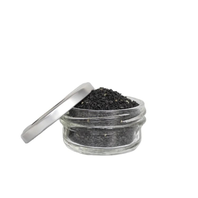 

60ml 2oz Caviar Jam Glass Jar With Metal Lid, Clear