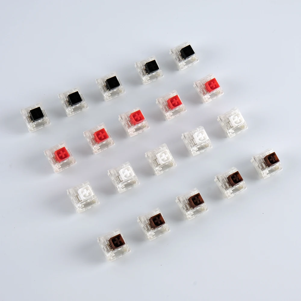 

Kailh Mechanical Keyboard Switch Waterproof Dustproof Switches Kailh BOX Switches, Black, white, brown, red