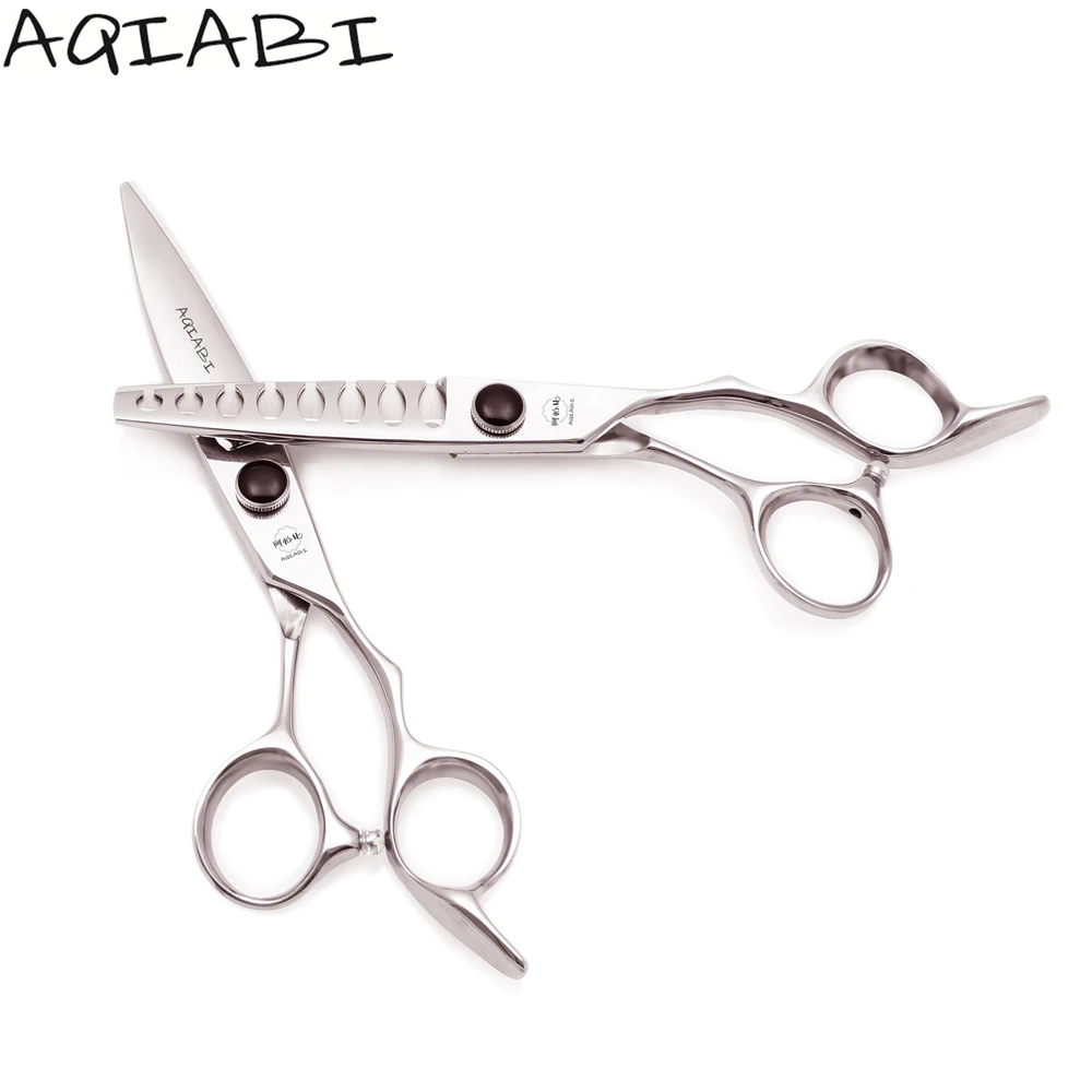 

Thinning Scissors 6'' JP Steel Hair Cutting Scissors Professional Hairdressing Scissors Slippery Razor Edge A9022, Shiny