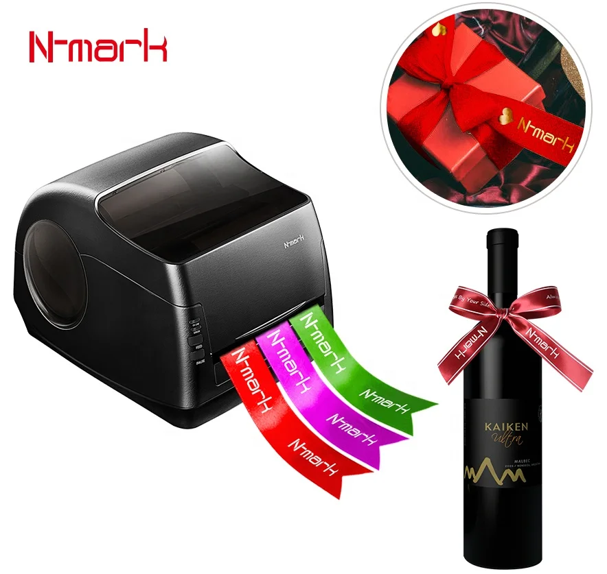 

N-mark Multi-color Fabric satin Ribbon Printing Machine Satin Ribbon Printer