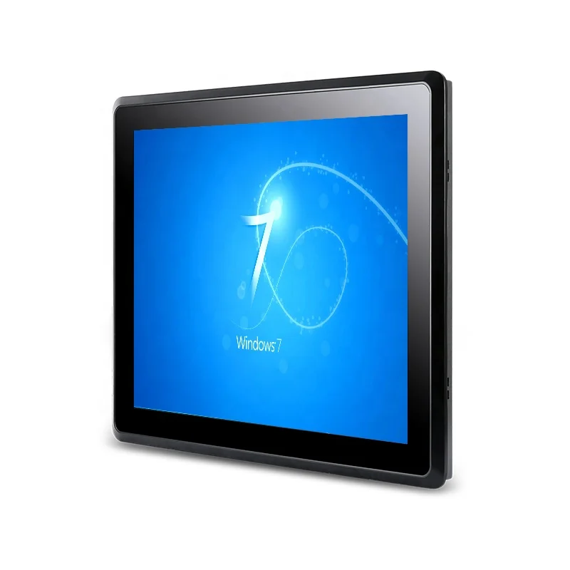 

CTFLY factory OEM 12 inch J1900 i3 i5 industrial all in one computer desktops touch screen panel pc, Black optional silver