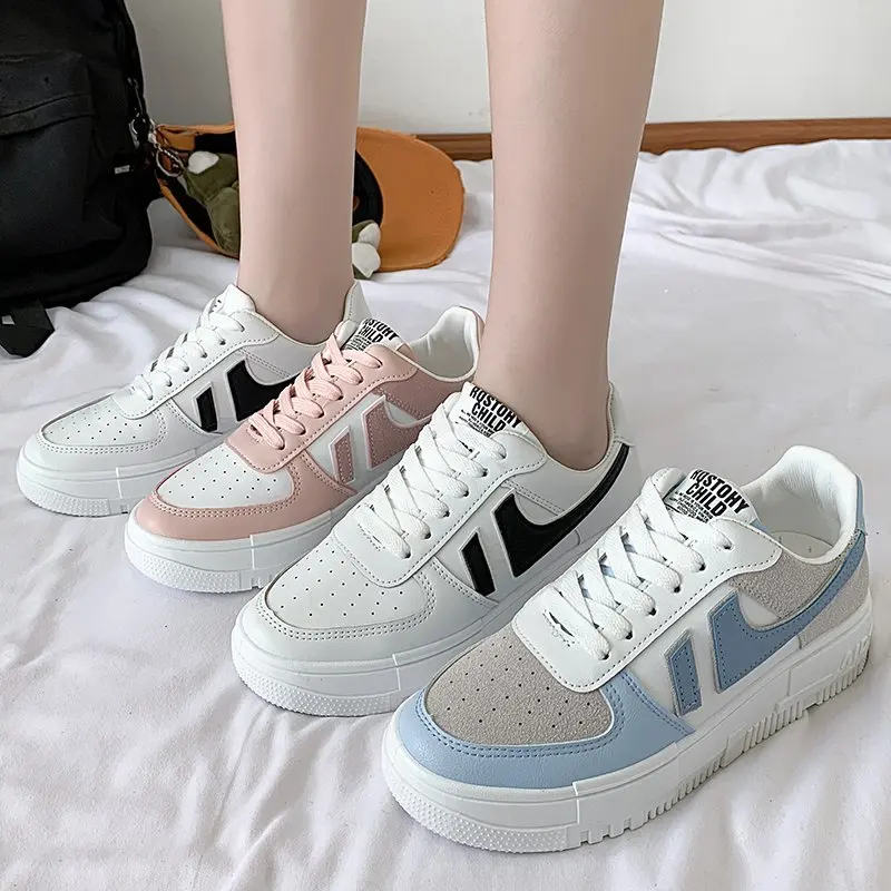 

New Arrival Height Increasing Women's Simple Fashion Shoes Sneakers for Ladies