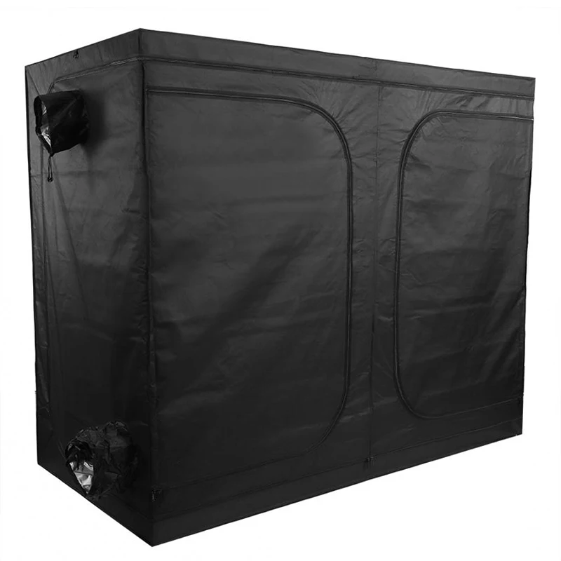 

240x240x200 Vegetable hydroponic growing systems tent Garden greenhouse 8x8 indoor plant growing tent, Black