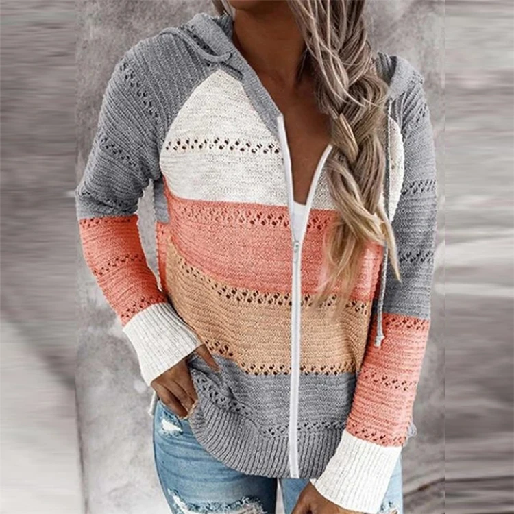 Best Seller Newest Design Knit Sweaters Knitted Winter Women Long Sleeve Shirt