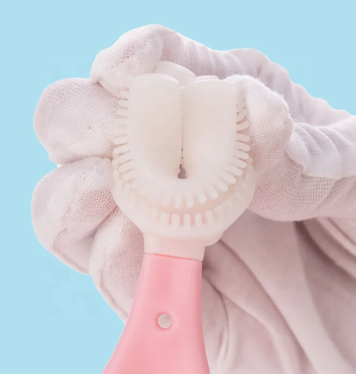 

Toothbrush U Shaped Type Toothbrush 360 Degrees Ultrasonic Children Whitening Silicone