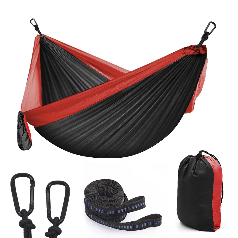 

Wholesale Canvas Portable Assembly Outdoor Travel Beach Camping Hammock, As image