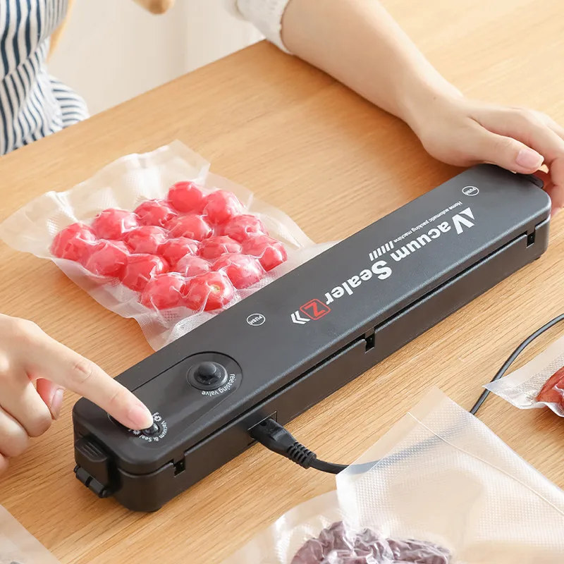 

2021 Hot Vacuum Sealer Machine Automatic Food Sealer For Food Savers Dry & Moist Modes Compact Design Vacuum Packing Machine