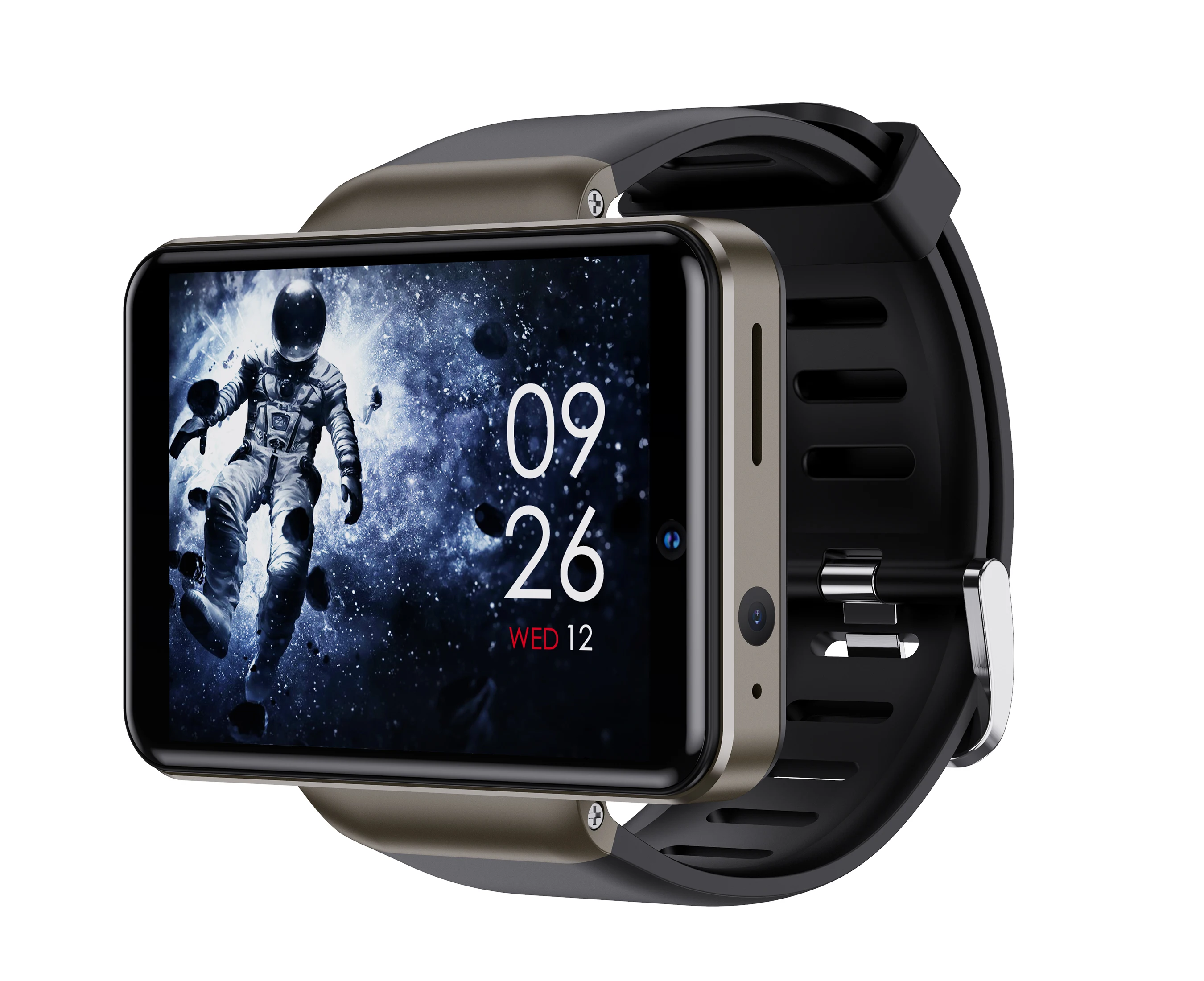 

High quality DM101 Smart Watch men 2.4 inch Dual Cameras 3GB+32GB Face ID Unlock Android Reloj Inteligent 4G Smart Watch 2021