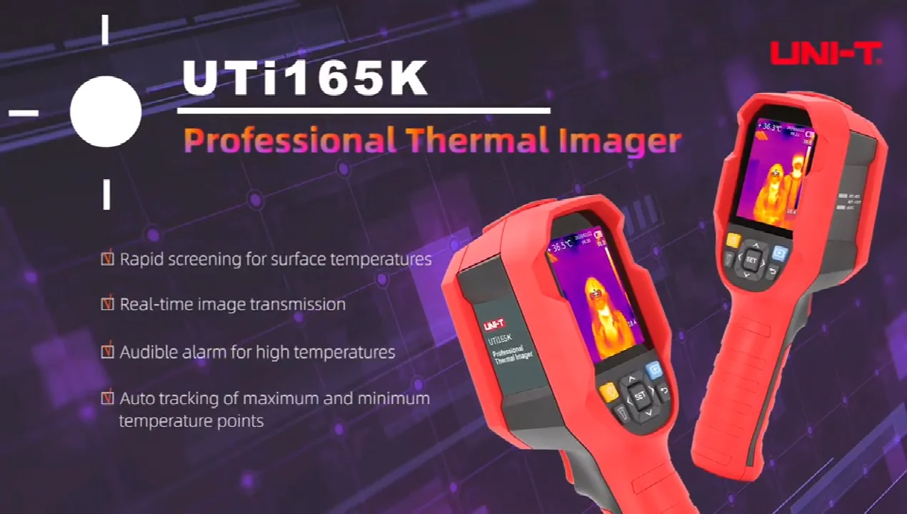 Details about   UNI-T UTi85H Infrared Thermal Imaging Camera 30℃ 45℃ Infrared Thermometer NEW 