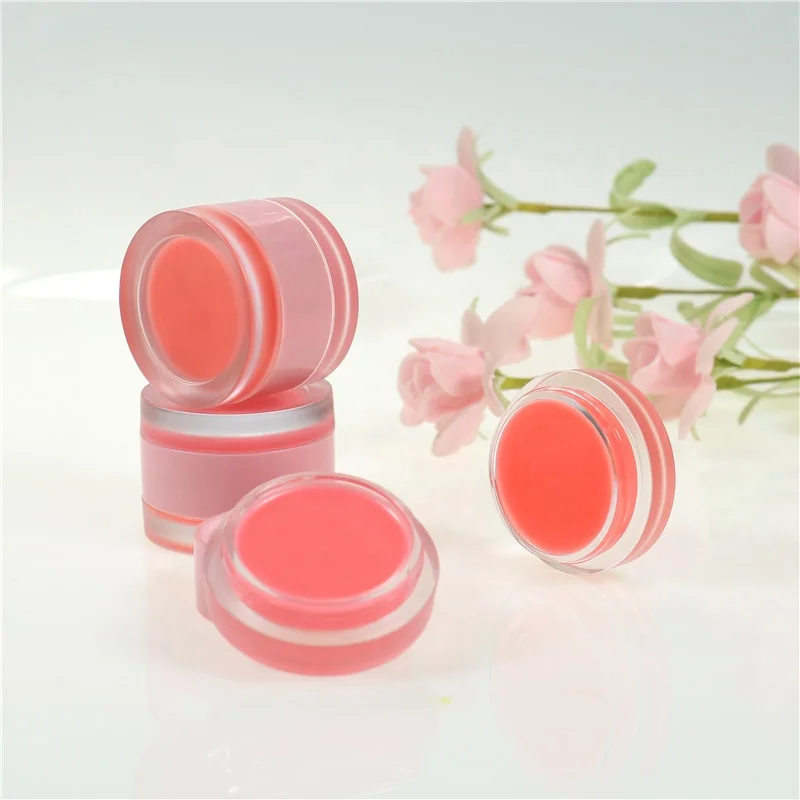 

private label custom cream lip balm for moisture lips makeup with pink container lip scrub