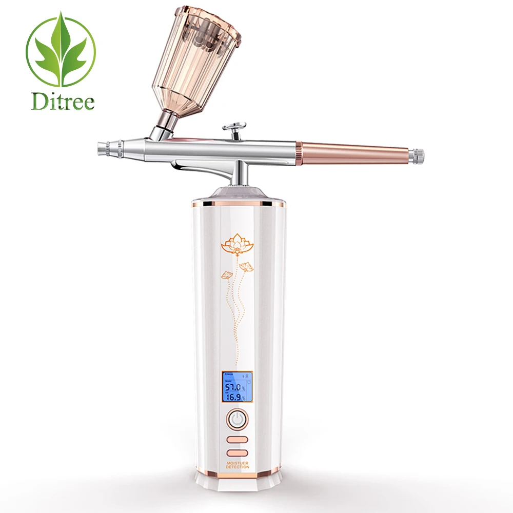 

Home Use Facial Machine Water Supplementary Portable Hydrating Oxygen Spray Beauty Skincare SPA Nano Facial Oxygen Injection