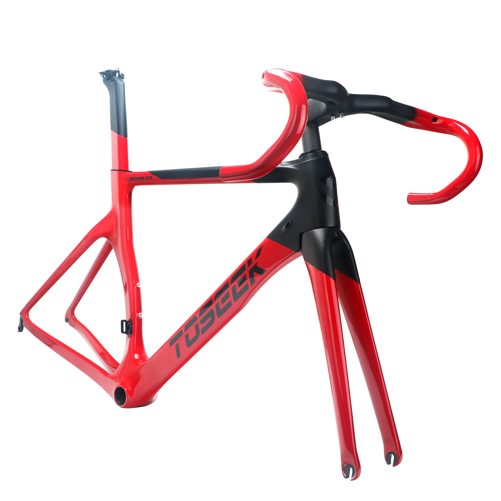 

Cuadro de carbono bicicletas carbon fiber toseek track frame 700c fixed gear cycle frame road bike bicycle frame