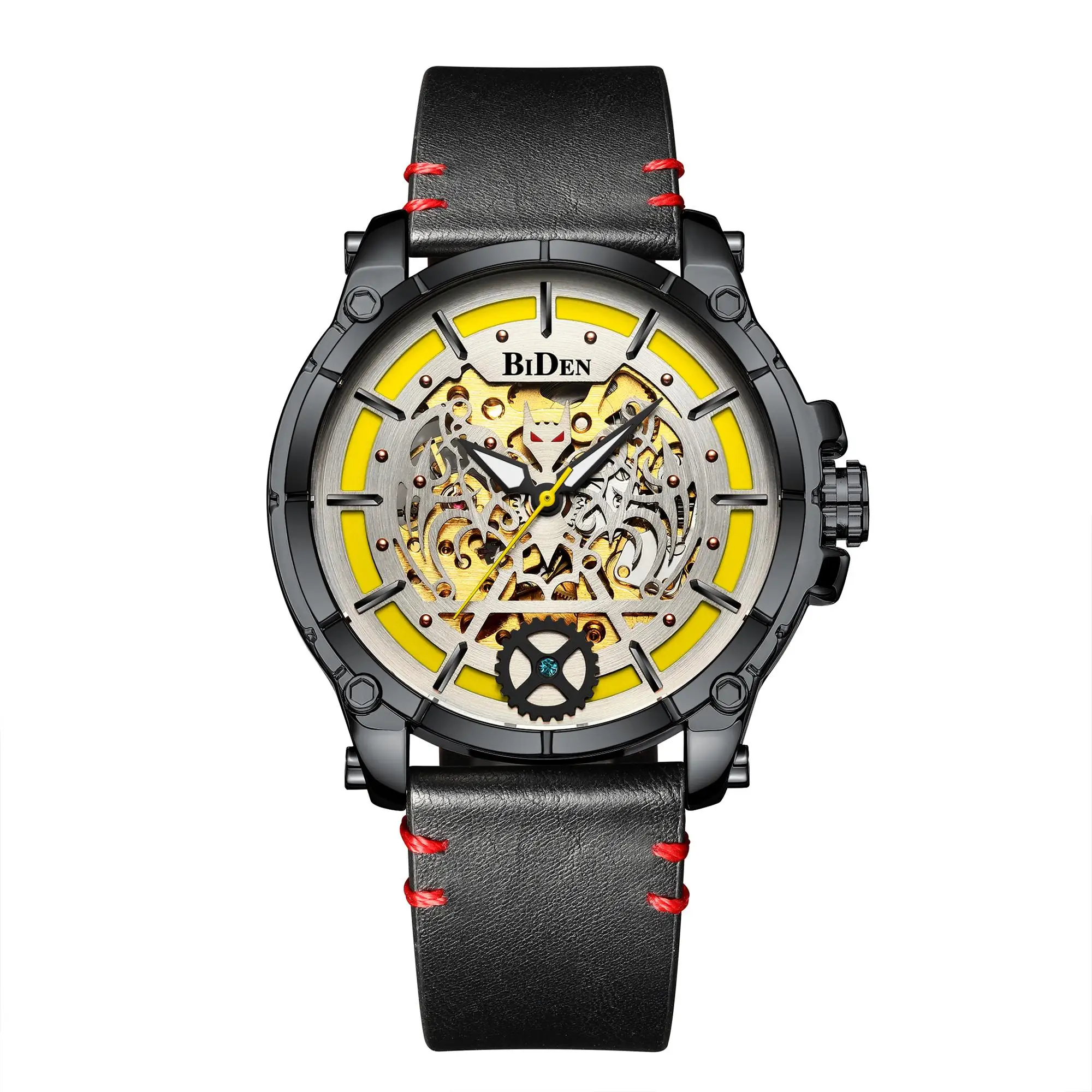 

latest man leather watch mechanical automatic wrist watches