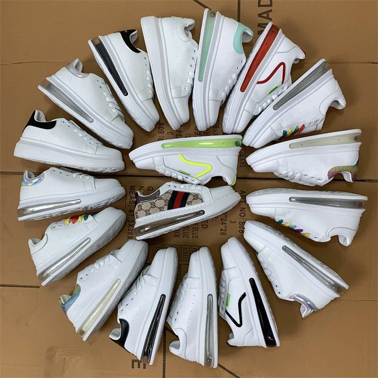 

WH741 Mixed styles Fashion sepatu murah Casual trending women's Stylish women shoes white sneakers for women and ladies 2021