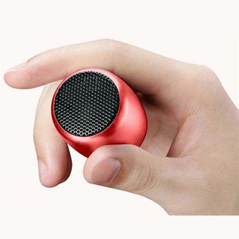 

NEW 2022 Hot Mini Gift Blue tooth Speaker Metal HiFi TWS Super Small Steel Loudly Speaker Wireless Portable