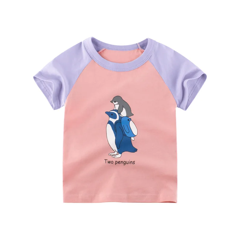 

Cheap Fashion Kids' Raglan T-shirt Wholesale T Shirt For Kids With Cartoons