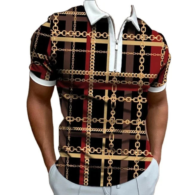 

Mens short-sleeved polo shirt 2022 summer new printed color brand T-shirt Men's S-3XL t-shirts