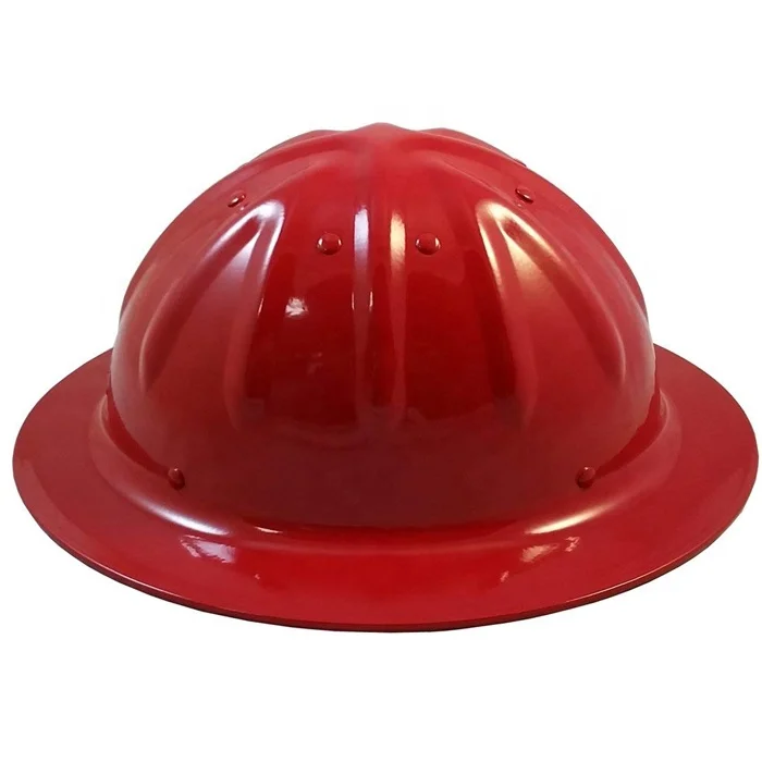
Full brim aluminium hard hat construction safety helmet industrial lightweight cowboy hat helmet 