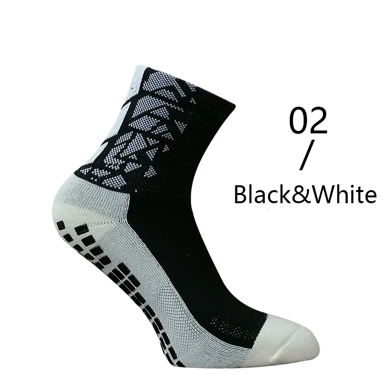 

Custom socks factory logo Football and basketball socks with rubber soles and middle tube socks