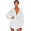 /product-detail/hot-style-new-women-clothing-single-breasted-long-sleeved-white-casual-dresses-62263944538.html