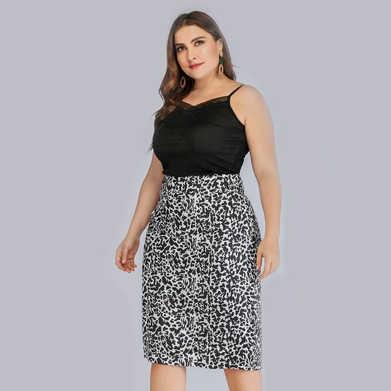 plus size cow print dress