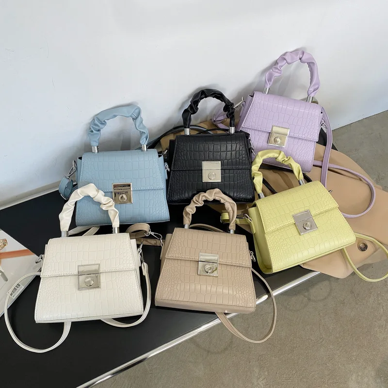 

2022 New fashion Girls Popular Hand Bags Females Purses Woman Luxury Handbags, 6 colors